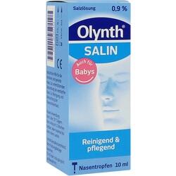 Eine Packung Olynth Nasentropfen, geeignet für Babys.